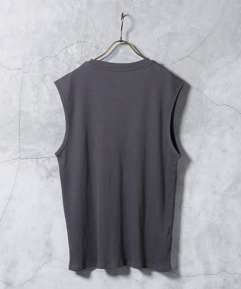 テレコノースリーブ タンクトップ