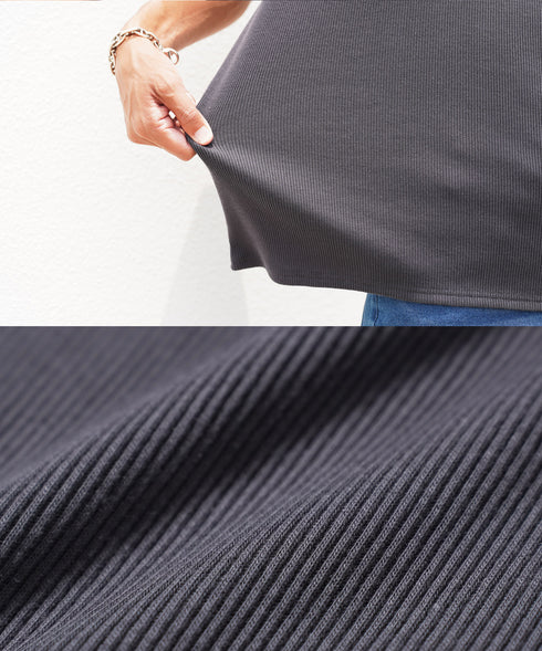 テレコノースリーブ タンクトップ