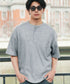 (一部3月下旬発送予定)ワッフルサーマル 半袖T ヘンリーネック | Tシャツ メンズ ヘンリーネック 半袖 サーマル生地 涼しい 通気性 伸縮 ストレッチ ミリタリー トップス 大人【一部予約1260】