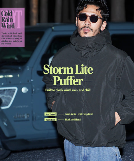 ピーチスキン撥水加工防風フィルム中綿フードブルゾン│暖かい アウター アウトドア 水を弾く 風を通さない 雨 雪 寒さ対策 首まで暖かい シンプル