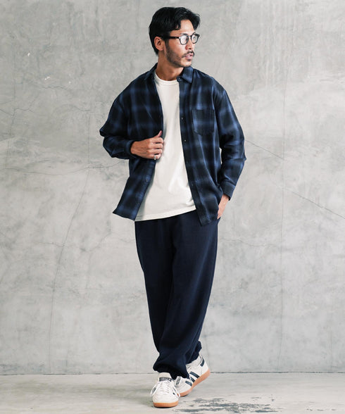 Aネイビー(ジョガー) MODEL : GO 180cm 66kg Lsize