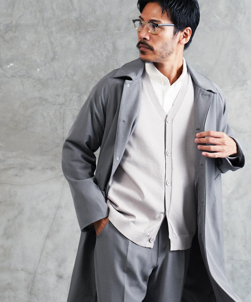 ライトグレー MODEL : GO 180cm 66kg Lsize