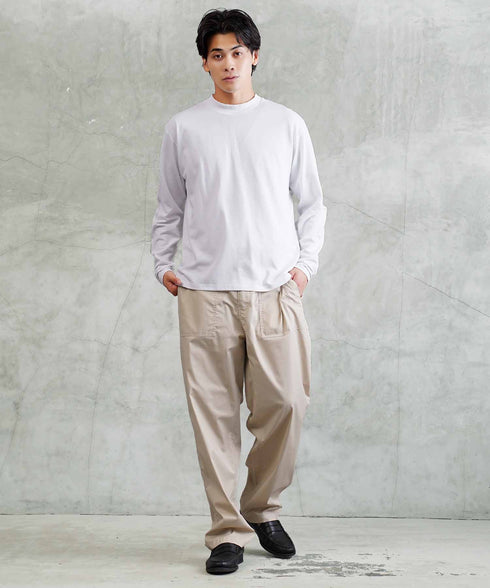 ホワイト MODEL : RYO 183cm 71kg Lsize