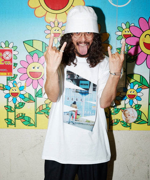 Nishinari Guy / ニシナリガイTシャツホワイトスタイリング2