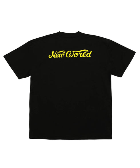 New World / ニューワールドTシャツブラック詳細後