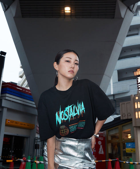 THE SHINSEKAI / ザ・シンセカイTシャツブラックスタイリング2