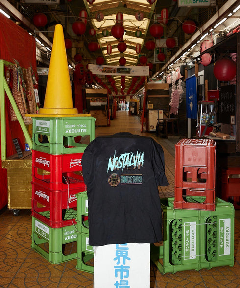 THE SHINSEKAI / ザ・シンセカイTシャツブラックスタイリング4