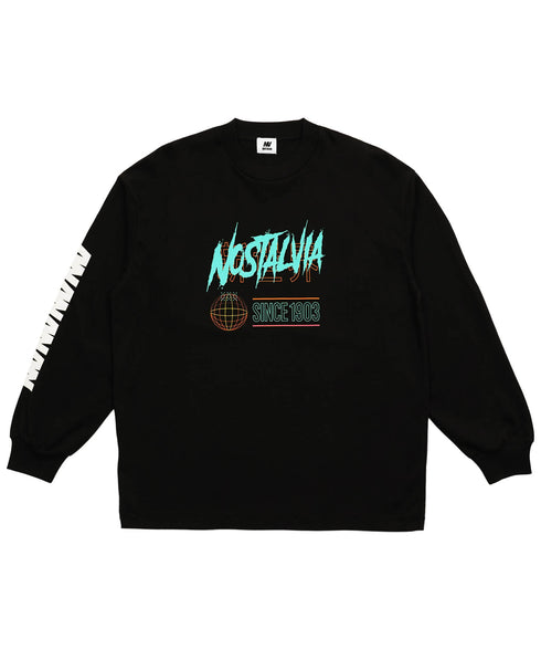 THE SHINSEKAI / ザ・シンセカイロングスリーブTシャツブラック詳細前