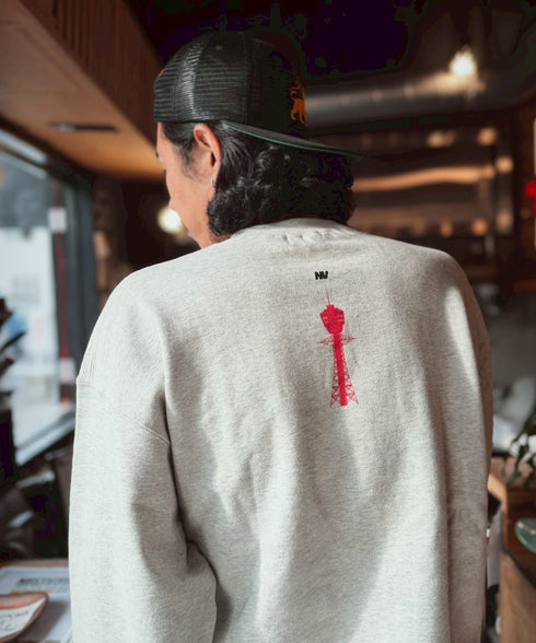 ザ・シンセカイ 裏毛トレーナー グレー スタイリング6 新世界 プレセント ギフト クリスマス 贈り物 スウェット プルオーバー