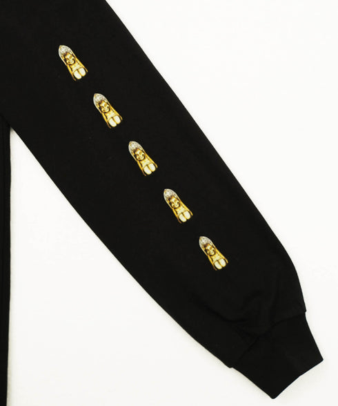 Billiken / ビリケンロングスリーブTシャツブラック詳細3