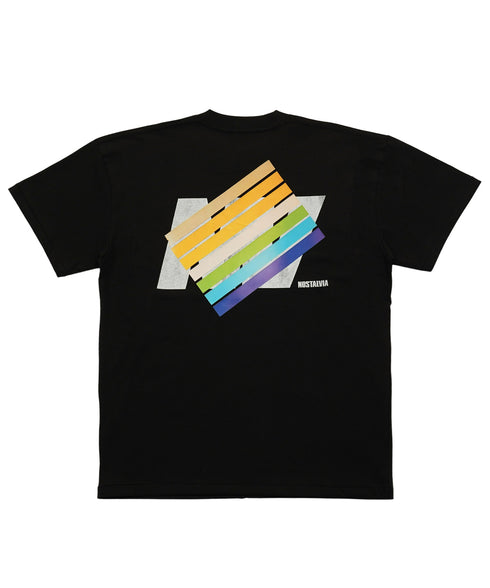 New Star Wall Graphic / ニュースターウォールグラフィックTシャツブラック詳細後