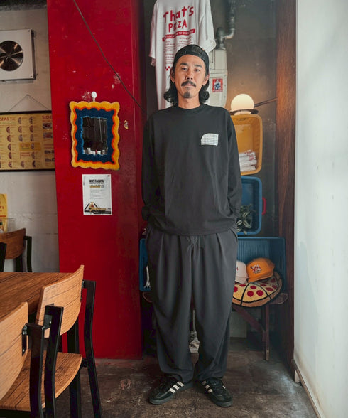 NOSTALVIA(ノスタルヴィア) New Star Wall Graphic / ニュースターウォールグラフィック ロングスリーブTシャツ