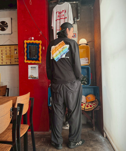 NOSTALVIA(ノスタルヴィア) New Star Wall Graphic / ニュースターウォールグラフィック ロングスリーブTシャツ