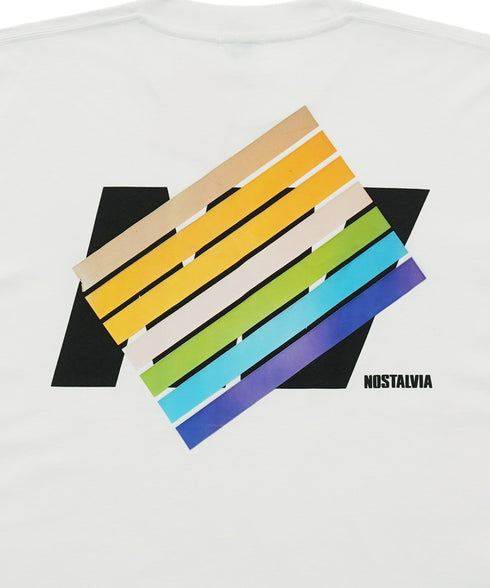 New Star Wall Graphic / ニュースターウォールグラフィックロングスリーブTシャツホワイト詳細1