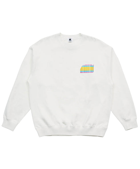 NOSTALVIA(ノスタルヴィア) New Star Wall Graphic / ニュースターウォールグラフィック 裏毛トレーナー