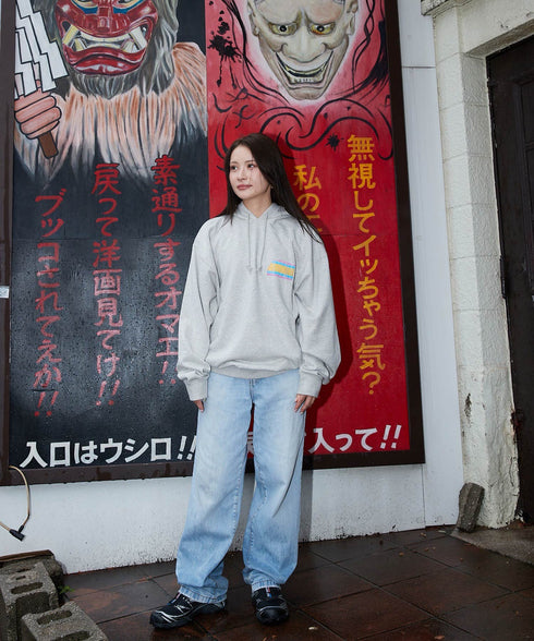 New Star Wall Graphic / ニュースターウォールグラフィックパーカーグレースタイリング2