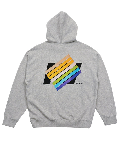 New Star Wall Graphic / ニュースターウォールグラフィックパーカーグレー詳細後