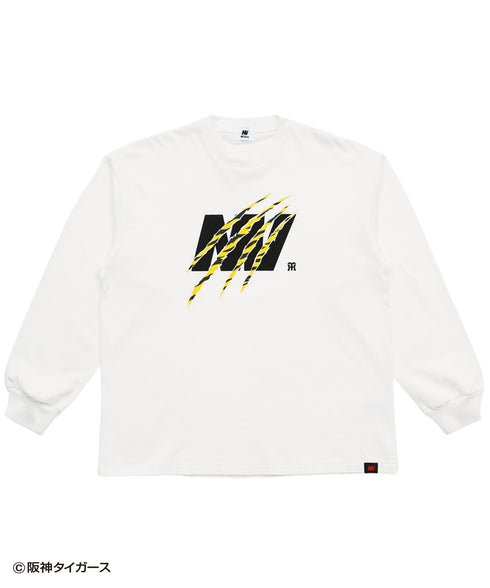 Tigers Claw / タイガースクローロングスリーブTシャツホワイト詳細前