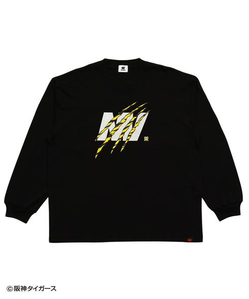 阪神タイガース × NOSTALVIA (ノスタルヴィア) Tigers Claw / タイガースクロー ロングスリーブTシャツ