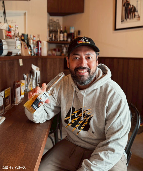 【一部予約】阪神タイガース ×NOSTALVIA(ノスタルヴィア) Tigers Claw / タイガースクロー裏毛パーカー