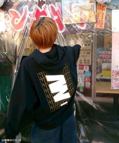 阪神タイガース ×NOSTALVIA(ノスタルヴィア) Tigers Slugger / タイガーススラッガー裏毛パーカー