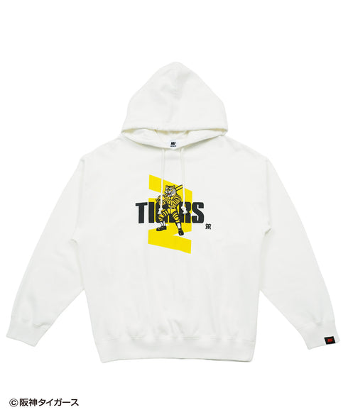 阪神タイガース ×NOSTALVIA(ノスタルヴィア) Tigers Slugger / タイガーススラッガー裏毛パーカー