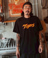 阪神タイガース × NOSTALVIA (ノスタルヴィア) Tigers Fang / タイガースファング Tシャツ
