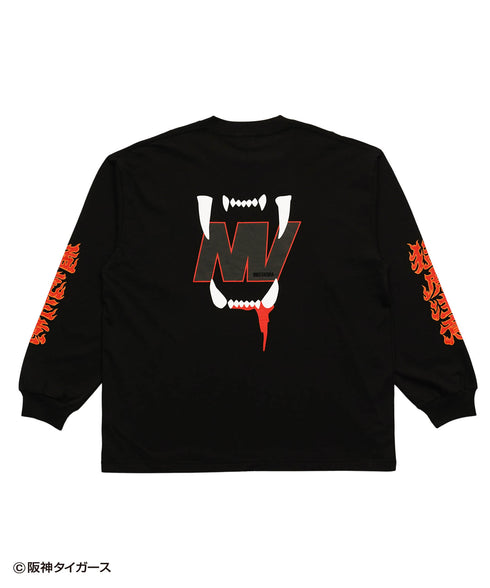 Tigers Fang / タイガースファングロングスリーブTシャツブラック詳細後