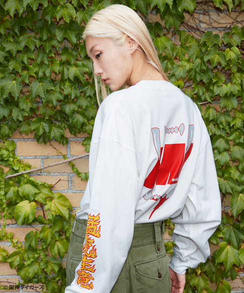 Tigers Fang / タイガースファングロングスリーブTシャツホワイトスタイリング11