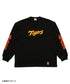 タイガースファング ロングスリーブTシャツ ブラック カラバリ 阪神タイガース プレセント ギフト 野球 クリスマス 贈り物 ロンT