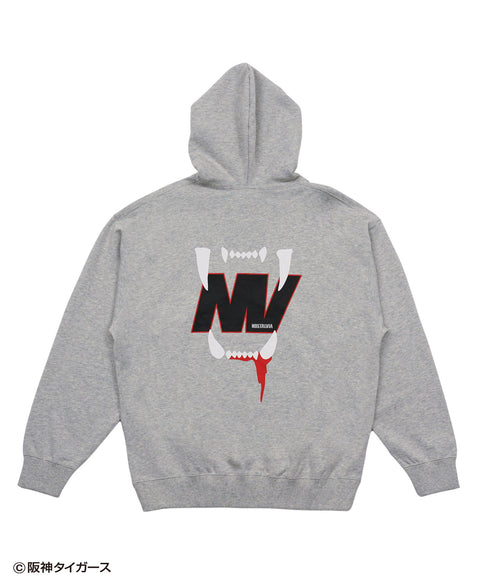 Tigers Fang / タイガースファングパーカーグレー詳細後