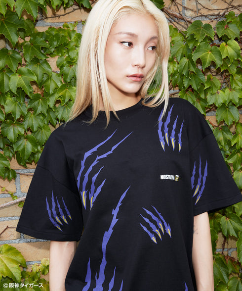 タイガーススクラッチ Tシャツ ブラック スタイリング5 阪神タイガース プレセント ギフト 野球 クリスマス 贈り物