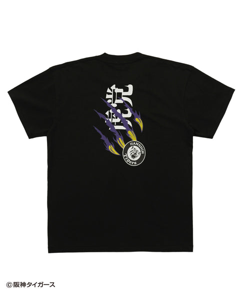 Tigers Scratch / タイガーススクラッチTシャツブラック詳細後