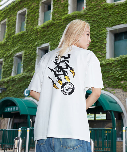 Tigers Scratch / タイガーススクラッチTシャツホワイトスタイリング6