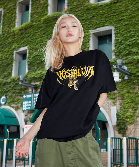 Raging Tigers / レイジングタイガースTシャツブラックスタイリング6