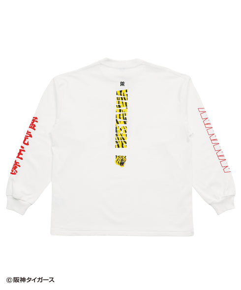 Raging Tigers / レイジングタイガースロングスリーブTシャツホワイト詳細後