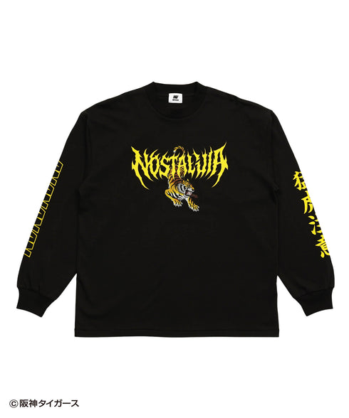 レイジングタイガース ロングスリーブTシャツ ブラック カラバリ 阪神タイガース プレセント ギフト 野球 クリスマス 贈り物 ロンT