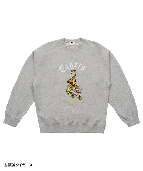 【一部予約】阪神タイガース ×NOSTALVIA(ノスタルヴィア) Raging Tigers / レイジングタイガース裏毛トレーナー