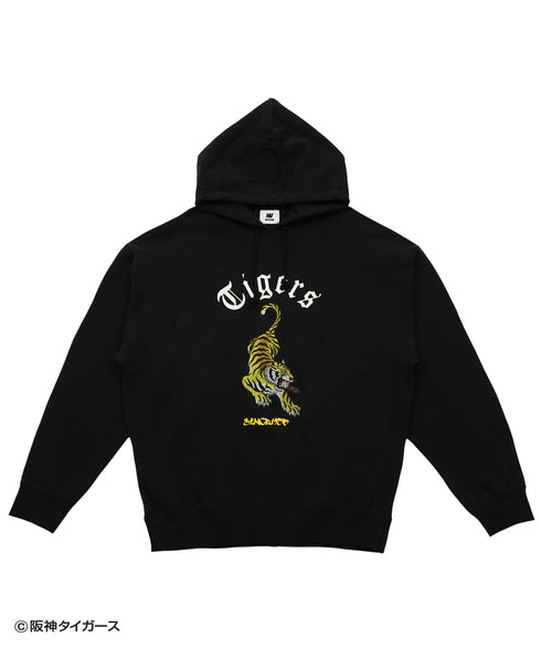 Raging Tigers / レイジングタイガースパーカーブラック詳細前