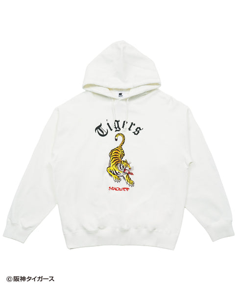 Raging Tigers / レイジングタイガースパーカーホワイト詳細前