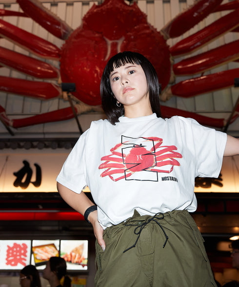 I Love Kani / アイラブカニTシャツホワイトスタイリング3