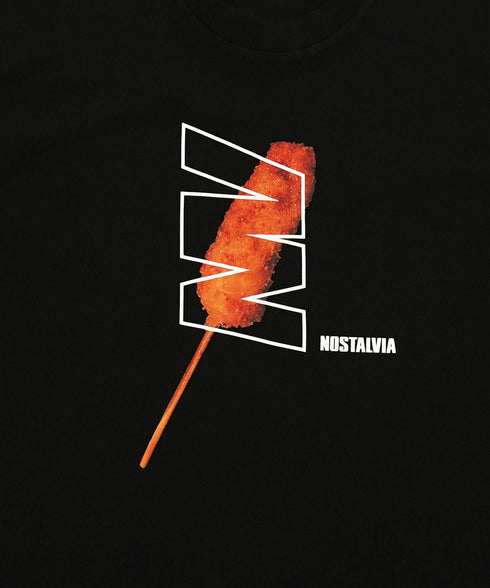 I Love Kushikatsu / アイラブクシカツTシャツブラック詳細1