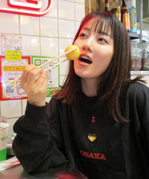 【先行予約】NOSTALVIA(ノスタルヴィア) I Love Osaka / アイラブオオサカロングスリーブTシャツ【ポイントアップ対象外】