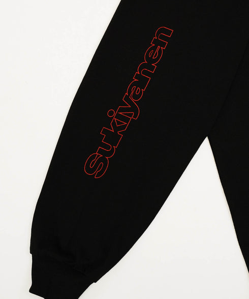 I Love Osaka / アイラブオオサカロングスリーブTシャツブラック詳細1