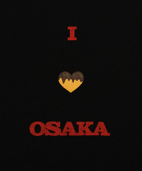 I Love Osaka / アイラブオオサカロングスリーブTシャツブラック詳細3