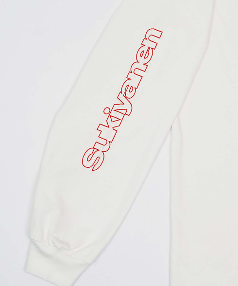 I Love Osaka / アイラブオオサカロングスリーブTシャツホワイト詳細1