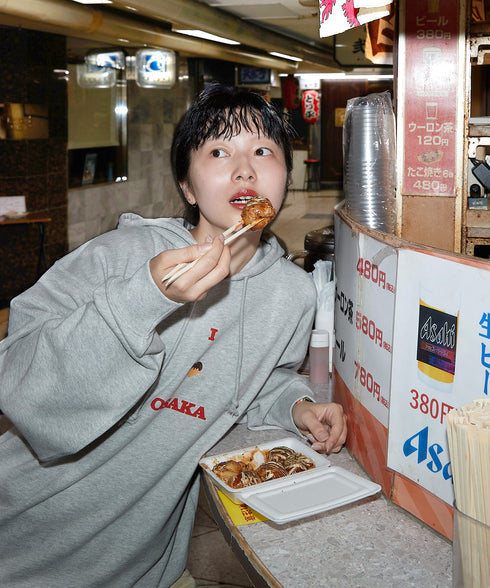 I Love Osaka / アイラブオオサカパーカーグレースタイリング3