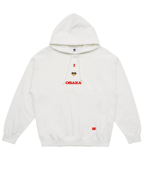 I Love Osaka / アイラブオオサカパーカーホワイト詳細前