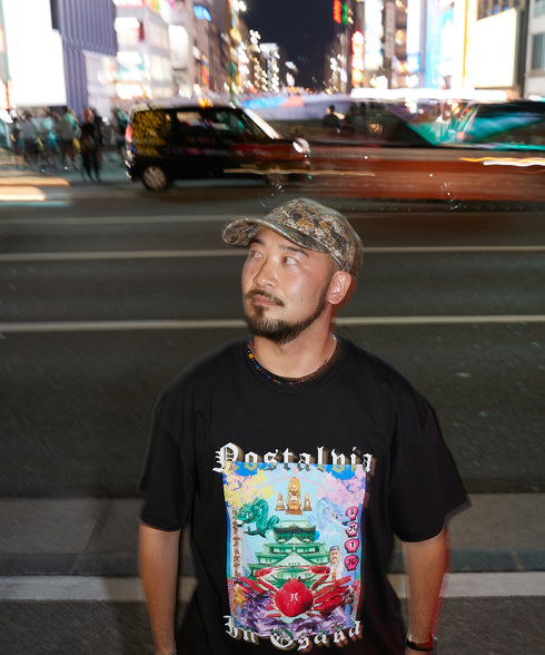 Osaka Mydo / オオサカマイドTシャツブラックスタイリング5
