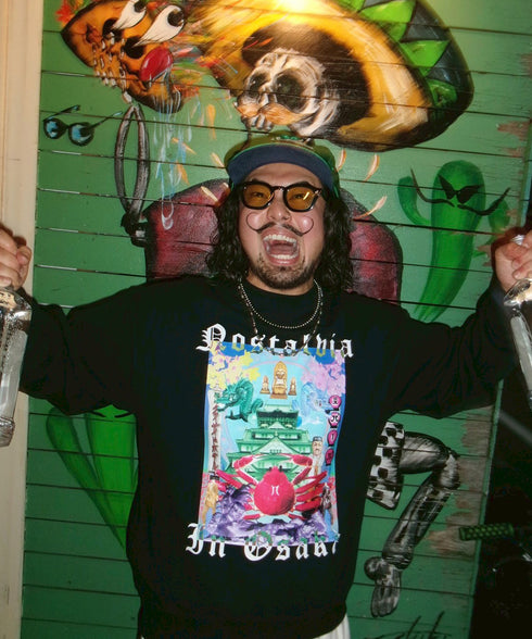 【先行予約】NOSTALVIA(ノスタルヴィア) Osaka Mydo / オオサカマイド裏毛レーナー